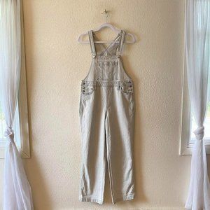 Washed Denim Overalls